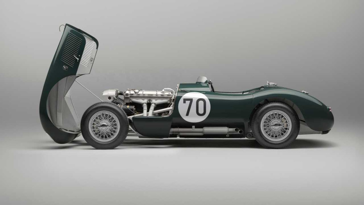 el jaguar c-type edition 70 celebra la victoria en le mans 1953
