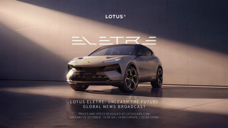 lotus revelará más detalles del diseño, tecnología y desempeño del “eletre”