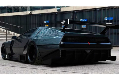 Vision Black, así se han imaginado al posible hiperdeportivo de DeLorean