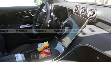 El nuevo Mercedes GLC Coupé 2023 y su interior al detalle en estas fotos espía