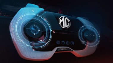 El nuevo MG Cyberster sucumbirá a la nueva moda de los volantes de tipo yugo