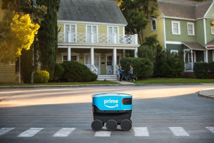 amazon, llega el nuevo robot autónomo para entregas de última milla de cartken