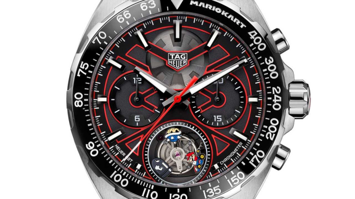tag heuer lanza un reloj de mario kart que cuesta 25.600 dólares