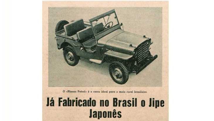 conoce el nissan patrol 4w, el 'jeep' brasileño de los años 50