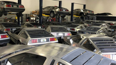 ¿Qué pasó con todos estos DeLorean, apilados en un almacén?