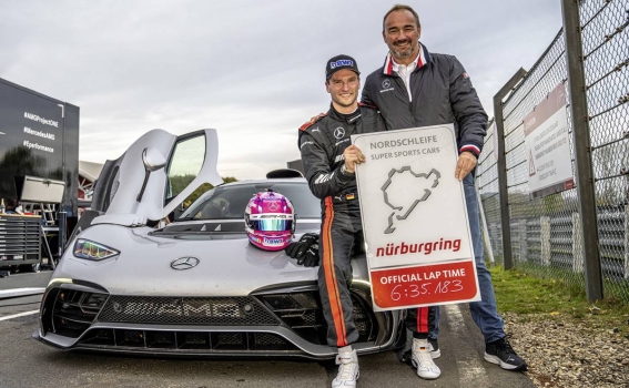 el mercedes-amg one es ahora el auto de producción más rápido en nürburgring