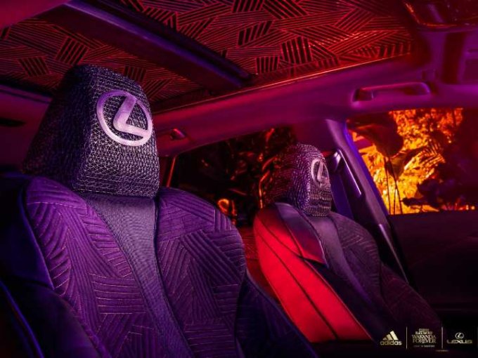 lexus y adidas lanzan un rx 500h inspirado en “black panther”