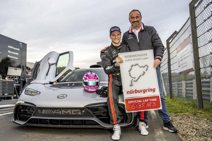 mercedes-amg one es el nuevo rey del nürburgring