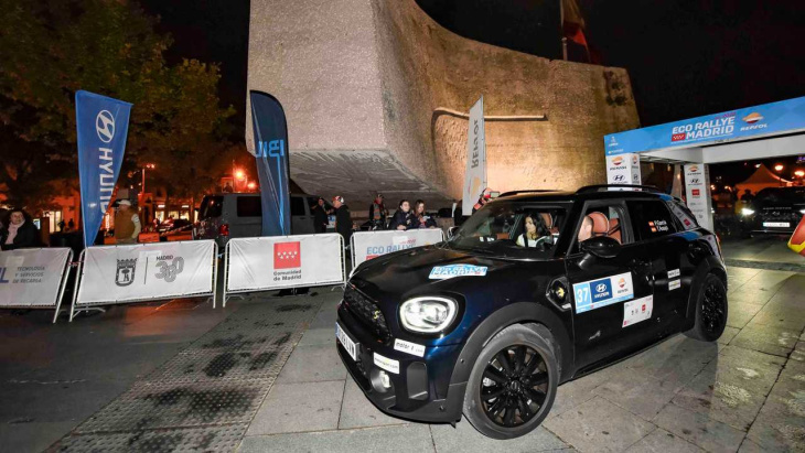mini españa y motor1.com, en el podio del eco rallye de madrid 2022