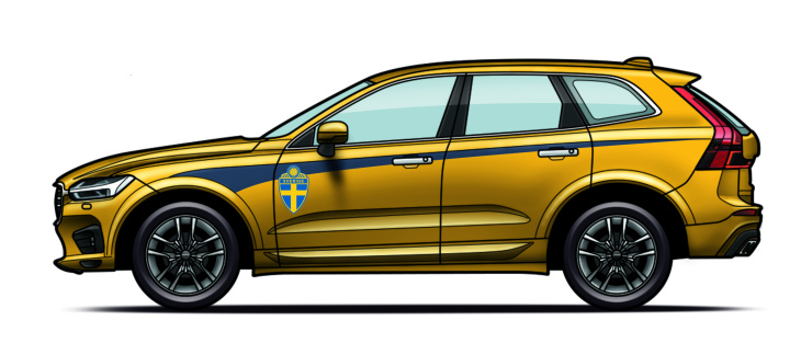 el mundial de los autos: la selección de suecia