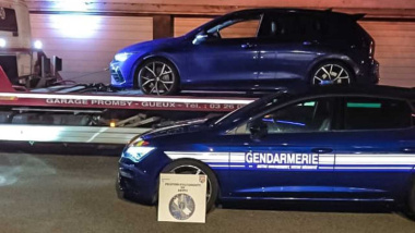 El conductor de un Volkswagen Golf R, detenido por ir a 268 km/h