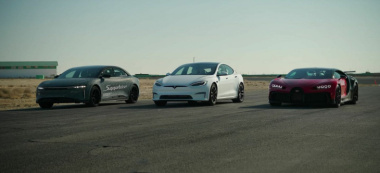 ¿Querías ver al Tesla Model S Plaid perder una carrera de aceleración? Tus deseos son órdenes para el Lucid Air Sapphire