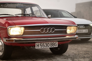 VÍDEO| Prueba Audi A6 55 TFSie vs Audi 100 LS de 1968: 50 años de historia y avances