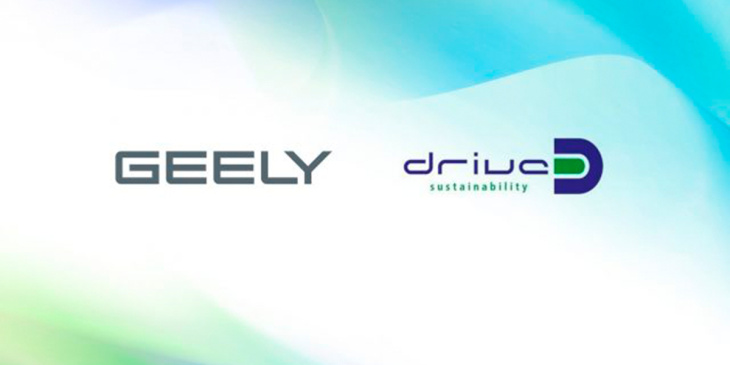 geely anuncia su unión a la plataforma drive sustainability, de la que ya forman parte grandes fabricantes