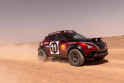 Probamos el Nissan Juke Hybrid Rally Tribute Concept: diversión en el desierto