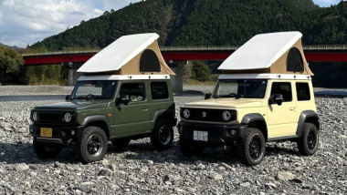 Convierte tu Suzuki Jimny en un camper con esta tienda de techo