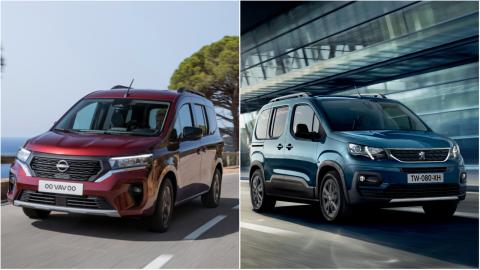 Nissan Townstar o Peugeot e-Rifter, ¿cuál deberías comprar?