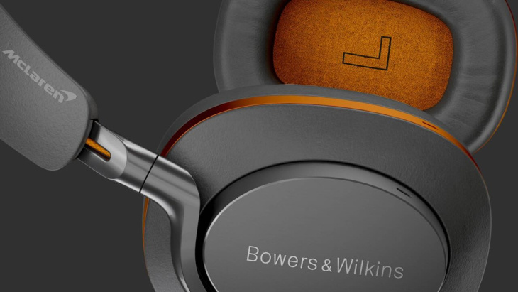 los auriculares px8 mclaren edition de bower & wilkins, ideales para melómanos que adoran los superdeportivos