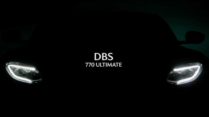 primer teaser en vídeo del aston martin dbs 770 ultimate