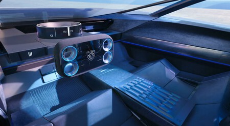 inception concept: así es el auto del futuro de peugeot que se manejará con los dedos como un control de videojuegos