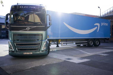 Amazon empezará a reemplazar sus camiones diésel por Volvo FH eléctricos