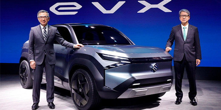 suzuki evx, el primer concept totalmente eléctrico de la marca se presenta en el auto expo 2023 de la india