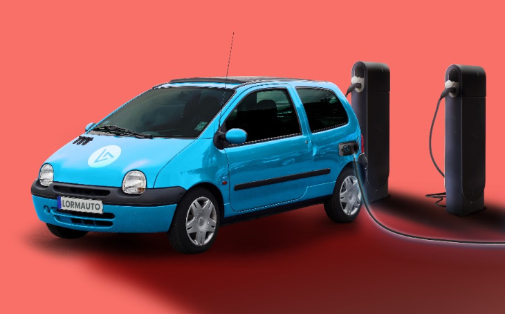 el coche eléctrico más barato del momento es un renault twingo convertido que cuesta solo 100 euros al mes