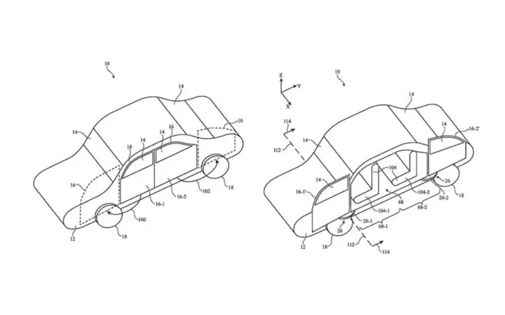 la última patente de apple nos da nuevas pistas de su coche eléctrico y autónomo