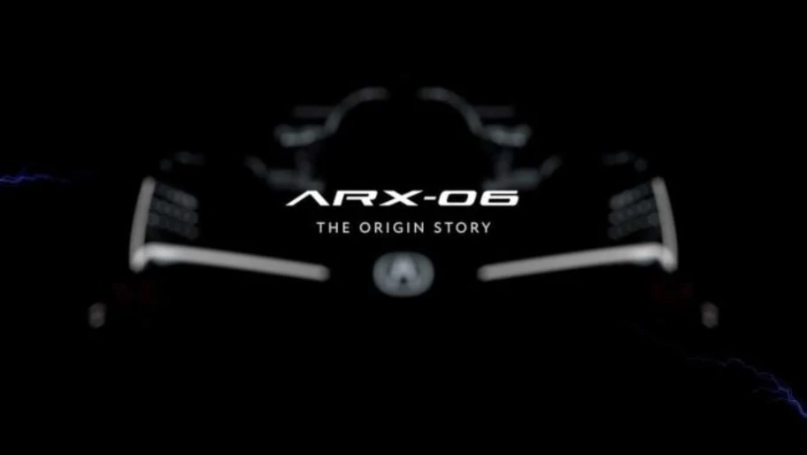 acura presenta un documental y lo titula: la historia del origen del arx-06