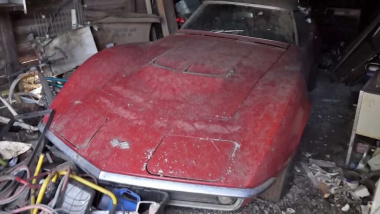 ¿Un Corvette abandonado? No, escondido de la policía durante 40 años