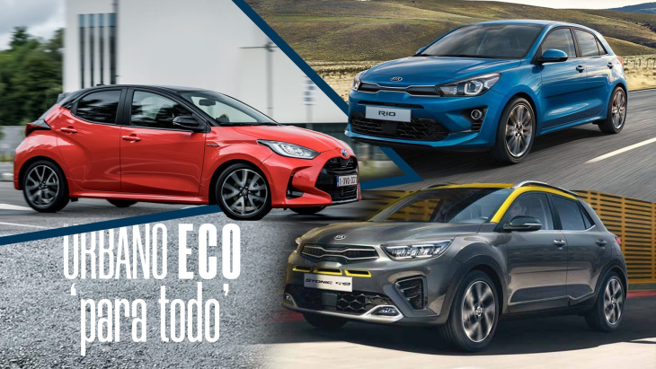Urbano ECO para todo: ¿Toyota Yaris, Kia Stonic o Kia Rio?