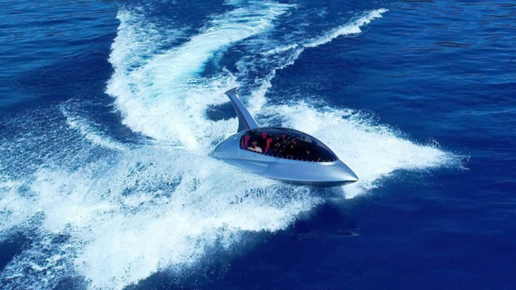 Un ‘tiburón’ submarino con motor de Corvette