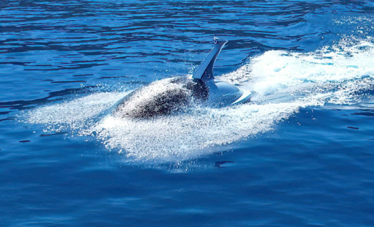 Un ‘tiburón’ submarino con motor de Corvette