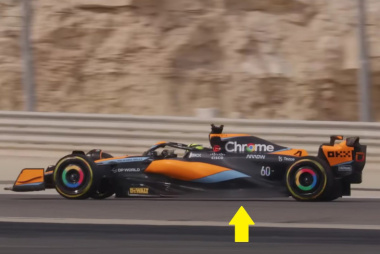 McLaren completa el primer test clave del MCL60, y decide esconder su suelo