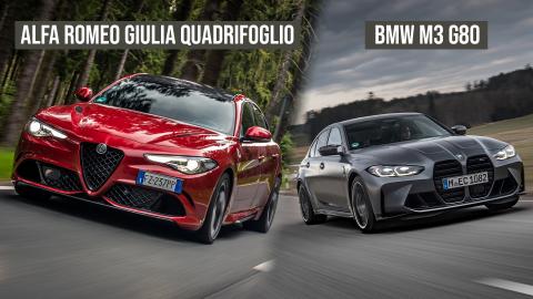 Alfa Romeo Giulia Quadrifoglio o BMW M3: ¿Estilo italiano o alemán?