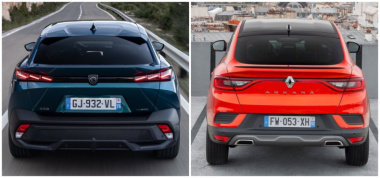 Comparativa entre el Peugeot 408 y el Renault Arkana