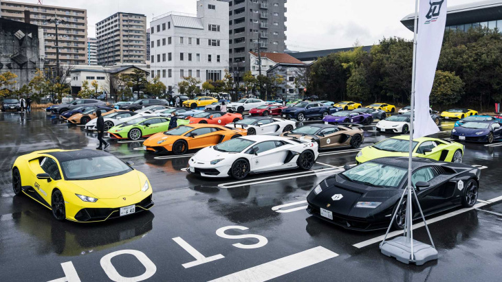 lamborghini logra un récord mundial reuniendo 251 coches en suzuka