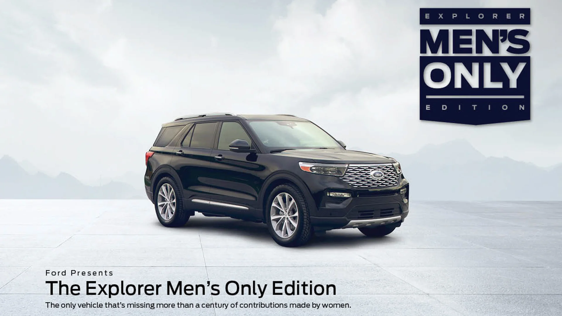 Ford Explorer ‘Men’s Only Edition’. Un SUV creado para hombres muy hombres