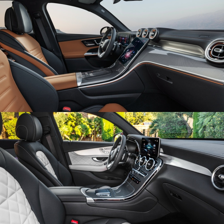 comparación visual mercedes-benz glc coupé 2024: ¿qué te parecen los cambios?
