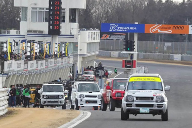 En Japón compiten en circuito con Suzuki Jimny preparados para Time Attack. Y es absolutamente genial