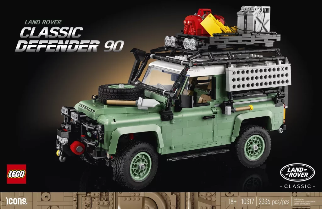 el clásico land rover defender regresa a la vida gracias a lego