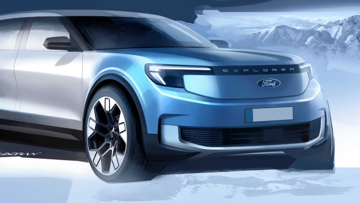 el ford explorer es el nuevo suv 100% eléctrico de ford