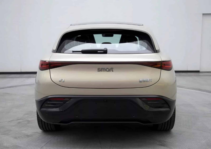 el smart #3 nos muestra su carrocería suv coupé en nuevas imágenes