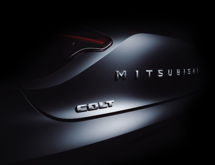 Mitsubishi Colt 2023: Primer 'teaser' oficial y fecha de presentación