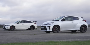 Honda Civic Type R vs. Toyota GR Yaris: batalla emocionante