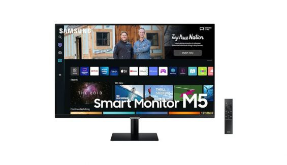 ¡oferta! amazon deja casi a mitad de precio este monitor samsung de 27 pulgadas con smart tv