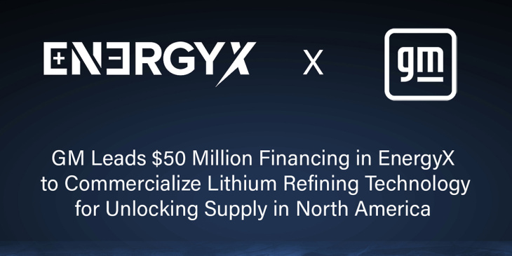 gm invierte 50 millones de dólares en energyx para desbloquear el suministro norteamericano de litio