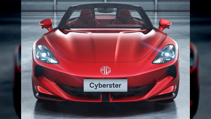 mg presenta el cyberster, el roadster eléctrico: emocionantes prestaciones y autonomía récord
