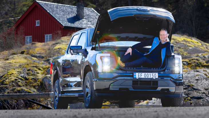 el ford f-150 lightning será global: llegará a noruega en 2024