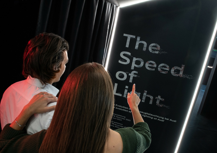 speed of light: un paseo virtual por el mundo de la luminotecnia de audi